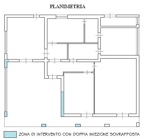 planimetria iniezioni di resine